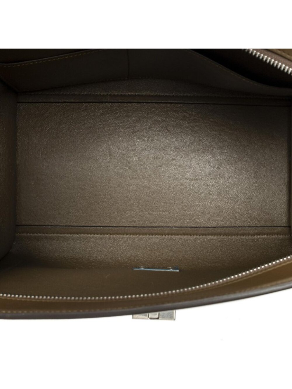 Celine Small Tricolor Trapeze Brown Orange Beige Calfskin Leather Messenger - Picture 9 of 10